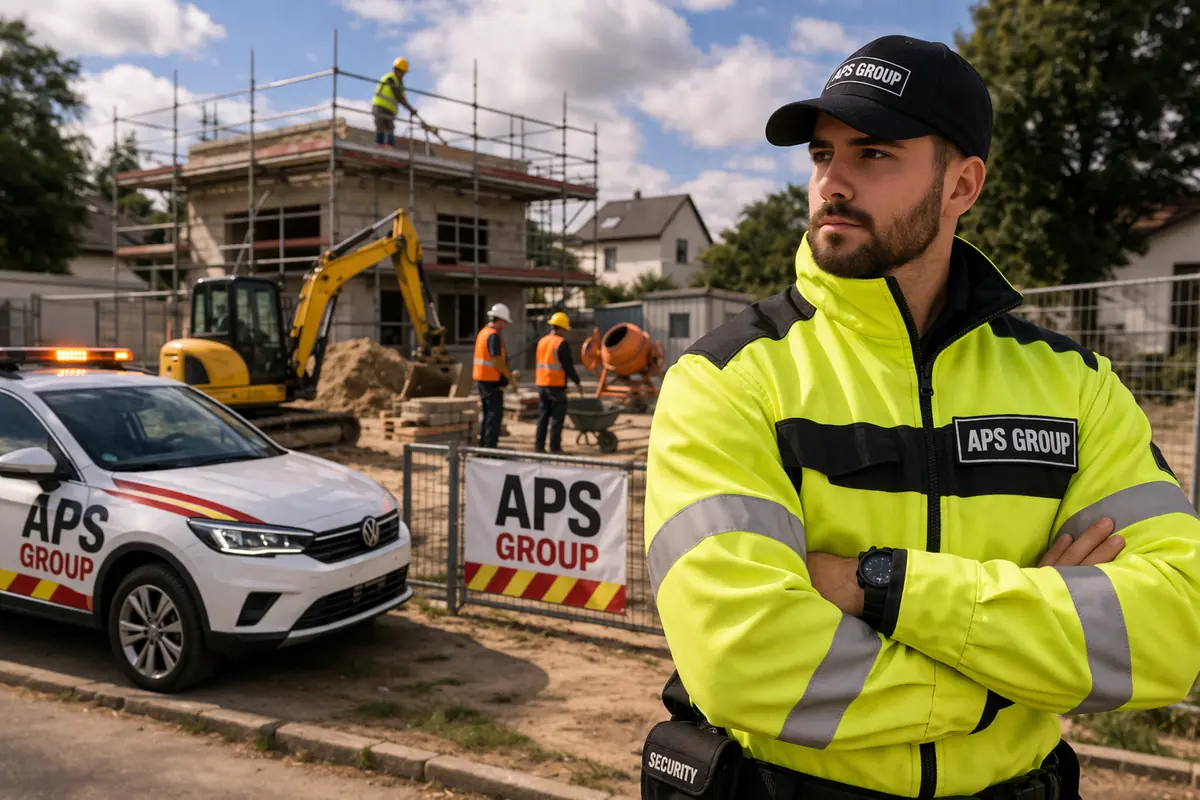 Baustellenbewachung auf kleiner Baustelle in Wuppertal