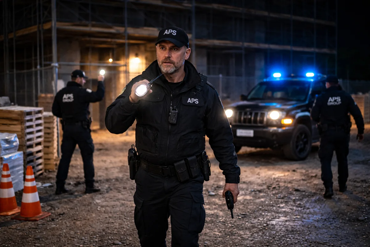 Baustellenbewachung Nacht in Wuppertal