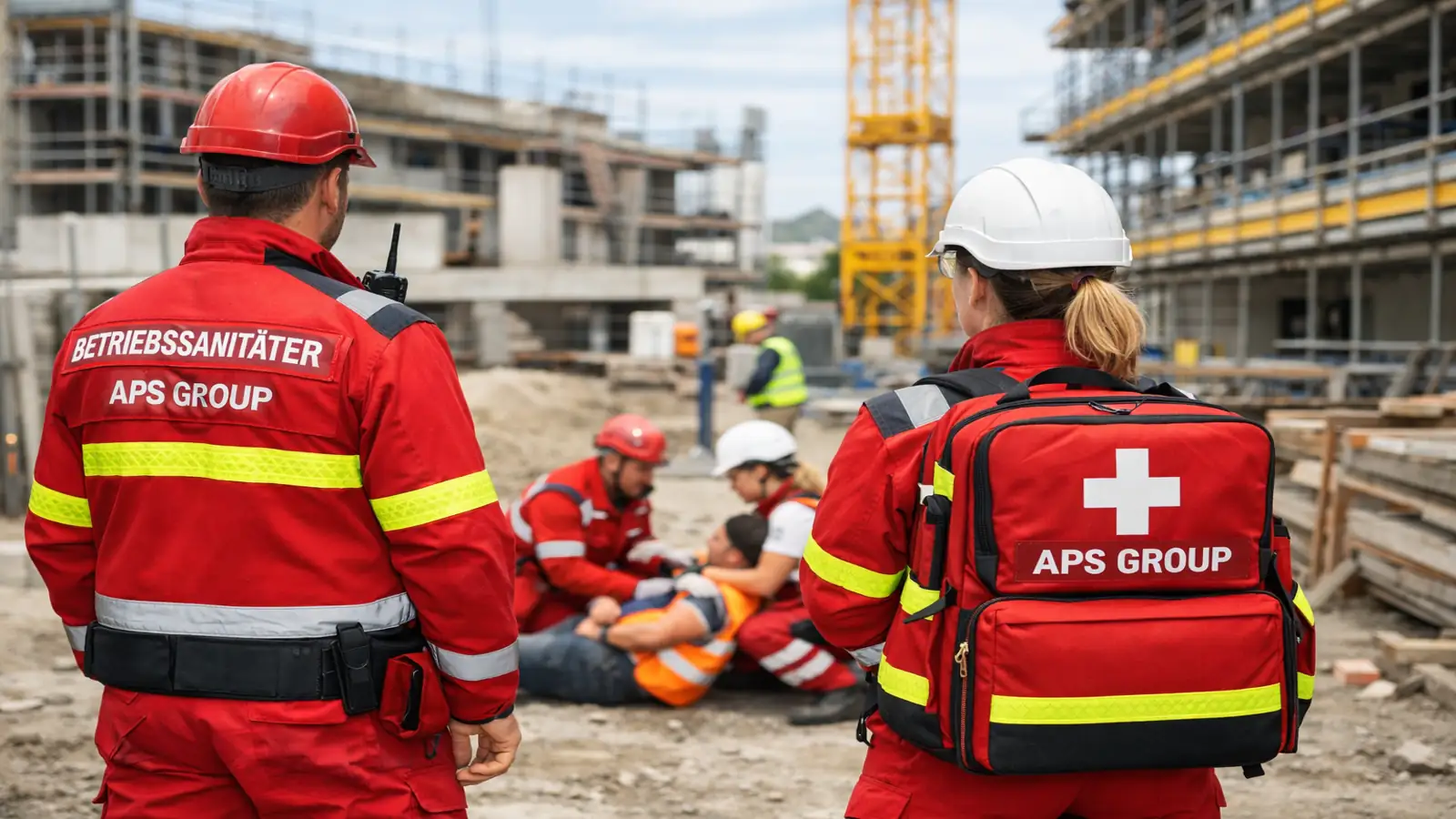 Betriebssanitäter Einsatz in Wuppertal