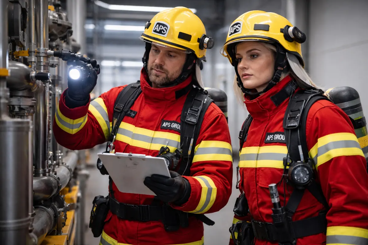 Brandwache Kontrolle sensibler Bereiche in Deutschland