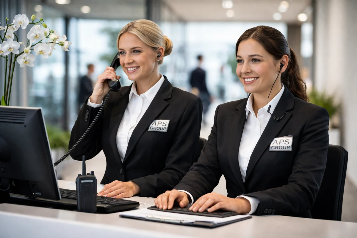 Empfangsdienst in Stutensee mit professioneller Begrüßung und geordneter Besucherlenkung