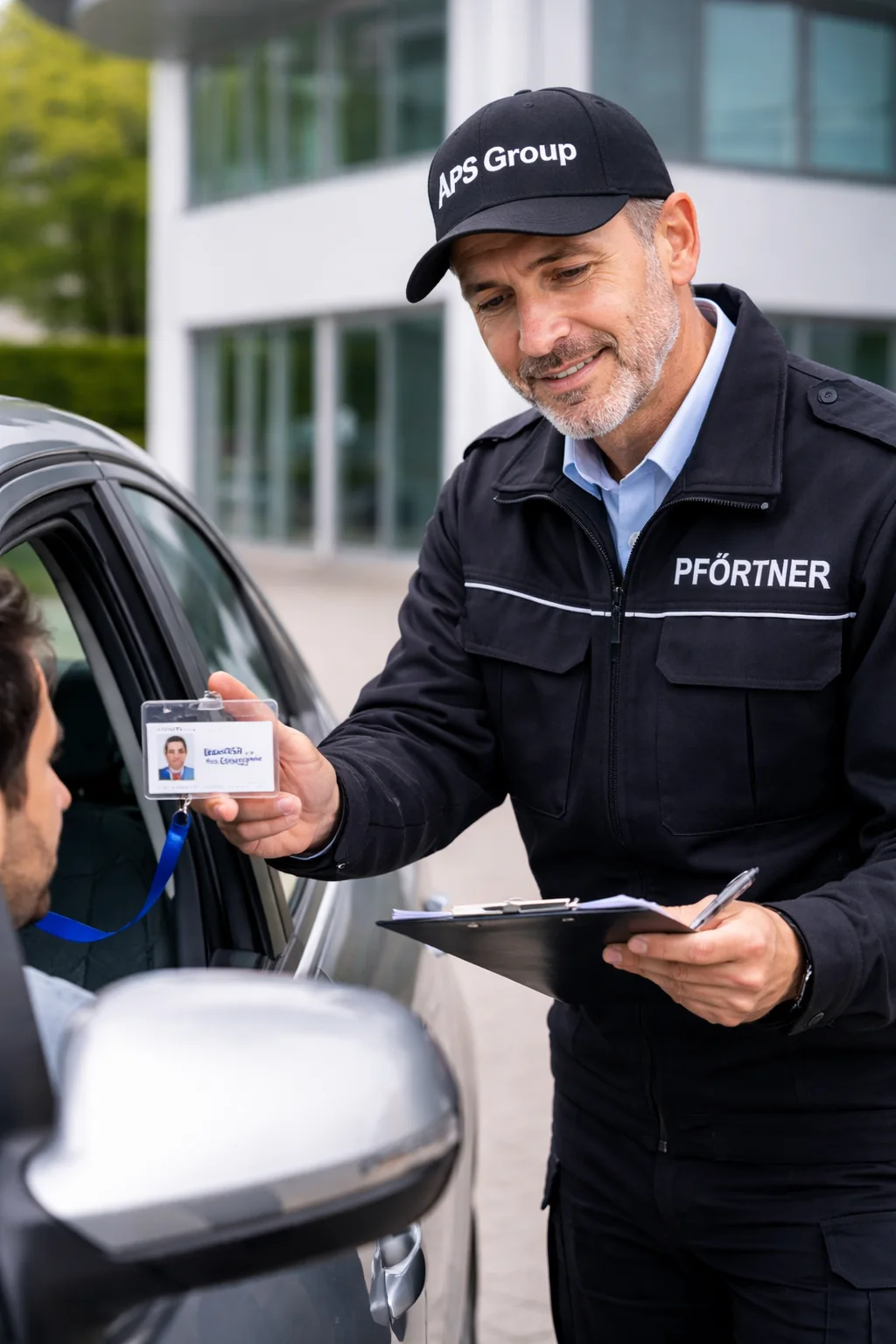 Pförtner Kontrolle in Wuppertal an Eingang, Tor und Zufahrt